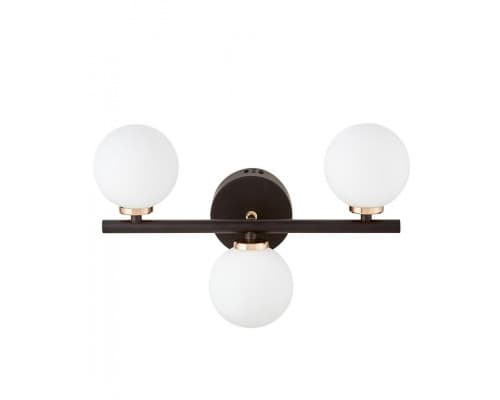 Дополнительное фото Светильник настенный Lumina Deco Marsiada LDW 6033-3 BK+F.GD: Купить в Интернет магазин освещения GCSVET.RU