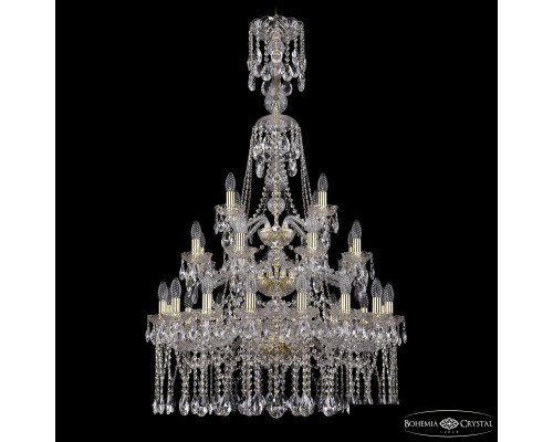 Основное фото Люстра подвесная Bohemia Ivele Crystal 1413/16+8+4/300/XL-134/3d G: Купить в Интернет магазин освещения GCSVET.RU