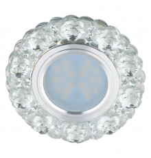 Светильник встраиваемый Fametto Luciole DLS-L129 GU5.3 Chrome/Clear