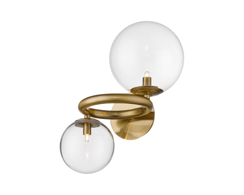 Основное фото Настенный светильник Delight Collection Puppet W68092-2 brass: Купить в Интернет магазин освещения GCSVET.RU