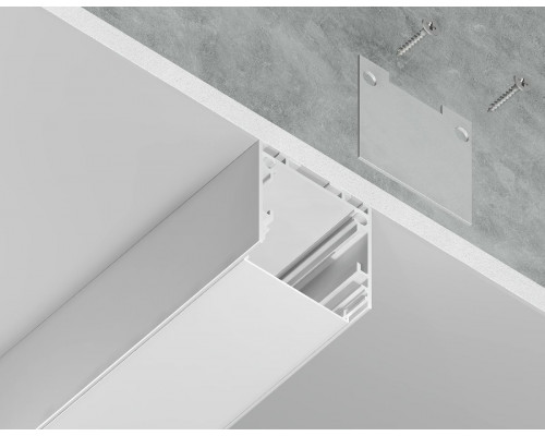Дополнительное фото Алюминиевый профиль Ambrella Light Profile System GP2500WH: Купить в Интернет магазин освещения GCSVET.RU