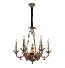 Люстра подвесная Lucia Tucci Firenze 1781.6.2 Antique Gold