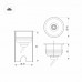 Дополнительное фото Грутовый светильник Arlight KT-AQUA-R45-3W Warm3000 047698: Купить в Интернет магазин освещения GCSVET.RU