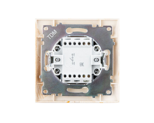 Дополнительное фото Выключатель одноклавишный Лама TDM Electric SQ1815-0301: Купить в Интернет магазин освещения GCSVET.RU