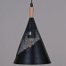 Дополнительное фото Светильник подвесной Reluce 03250-3.9-01 BK+WOOD: Купить в Интернет магазин освещения GCSVET.RU