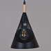 Дополнительное фото Светильник подвесной Reluce 03250-3.9-01 BK+WOOD: Купить в Интернет магазин освещения GCSVET.RU