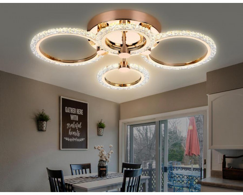 Дополнительное фото Люстра потолочная LED Ambrella Light Acrylica Original FA416: Купить в Интернет магазин освещения GCSVET.RU