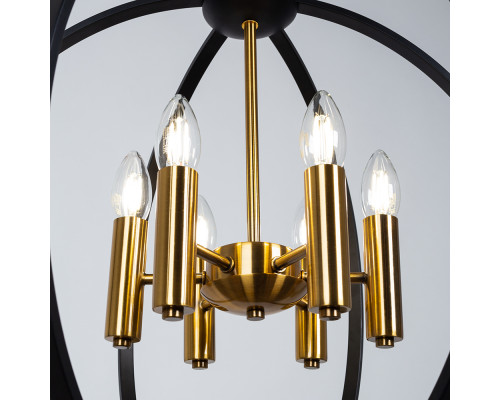 Дополнительное фото Люстра подвесная Arte Lamp Castula A7013SP-6BK: Купить в Интернет магазин освещения GCSVET.RU