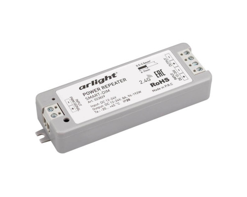 Основное фото Усилитель Arlight SMART-DIM (12-24V, 1x8A) 023829: Купить в Интернет магазин освещения GCSVET.RU