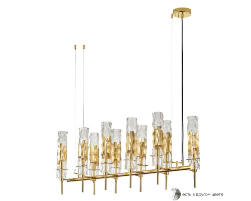 Основное фото Люстра подвесная Crystal Lux PRIMAVERA SP10 GOLD: Купить в Интернет магазин освещения GCSVET.RU