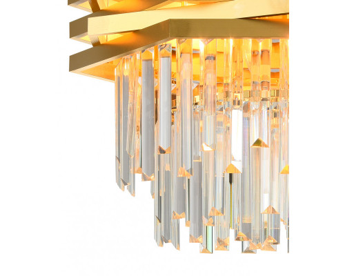 Дополнительное фото Люстра подвесная Natali Kovaltseva SPEAR 76013/10C GOLD: Купить в Интернет магазин освещения GCSVET.RU