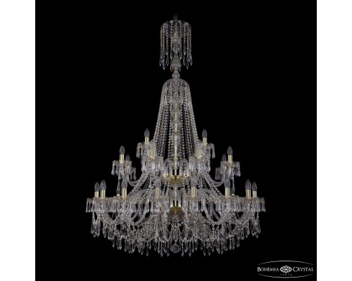 Основное фото Люстра подвесная Bohemia Ivele Crystal 1403/16+8+4/400/XL-163/2d G: Купить в Интернет магазин освещения GCSVET.RU
