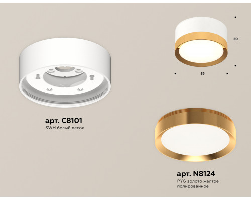 Дополнительное фото Светильник потолочный Ambrella Light Techno Spot XS8101005 (C8101, N8124): Купить в Интернет магазин освещения GCSVET.RU