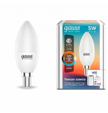 Светодиодная лампа для диммера Gauss E14 5W 2700-6500K матовая 1110112