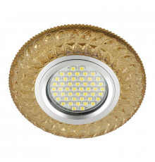 Светильник встраиваемый Fametto Luciole DLS-L144 Gu5.3 Glassy/Gold