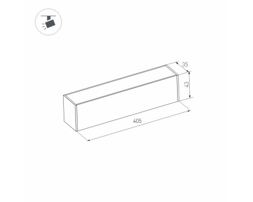 Дополнительное фото Светильник трековый (магнитый) Arlight MAG-FLAT-45-L405-12W Warm3000 (WH, 100 deg, 24V, DALI) 046578: Купить в Интернет магазин освещения GCSVET.RU