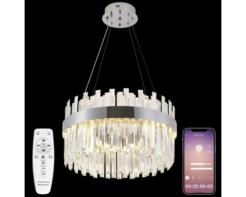 Основное фото Люстра подвесная Natali Kovaltseva Riveria LED LAMPS 81271: Купить в Интернет магазин освещения GCSVET.RU