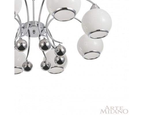 Дополнительное фото Люстра потолочная Arte Milano 276207/8 Ni: Купить в Интернет магазин освещения GCSVET.RU