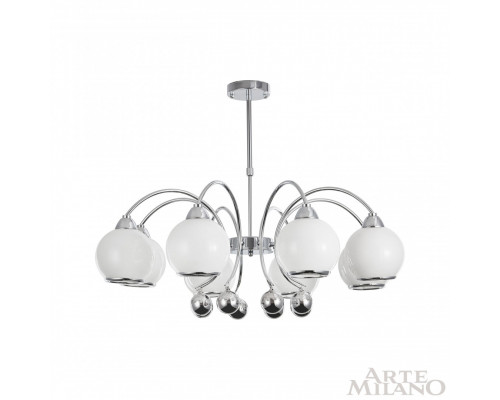 Дополнительное фото Люстра потолочная Arte Milano 276207/8 Ni: Купить в Интернет магазин освещения GCSVET.RU