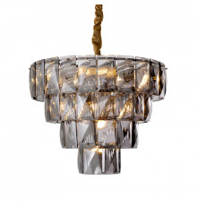 Люстра подвесная Delight Collection Amazone KG1113P-7 chrome/smoky