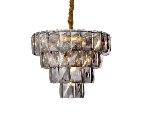 Основное фото Люстра подвесная Delight Collection Amazone KG1113P-7 chrome/smoky: Купить в Интернет магазин освещения GCSVET.RU