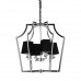 Основное фото Подвесная люстра Lumina Deco Montero LDP 1249-4 CHR+BK: Купить в Интернет магазин освещения GCSVET.RU