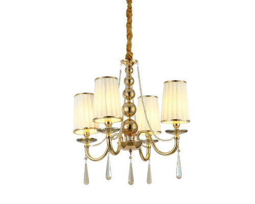 Основное фото Подвесная люстра Lumina Deco Fabione LDP 1200-4 F.GD: Купить в Интернет магазин освещения GCSVET.RU
