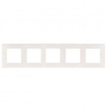 Рамка 5-постовая ЭРА 12 сатин белый 12-5105-01 Б0052539