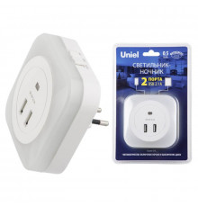 Светильник настенный LED Uniel DTL-321 White/Sensor/2USB UL-00007348