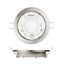 Светильник встраиваемый (UL-00005054) Uniel GX53/H2 Nickel 10 Prom