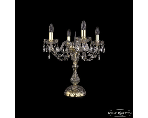 Основное фото Лампа настольная Bohemia Ivele Crystal 1402L/4/141-47 G: Купить в Интернет магазин освещения GCSVET.RU