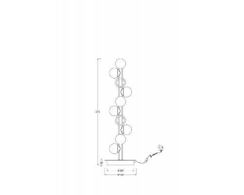 Дополнительное фото Лампа настольная Maytoni Tessara MOD081TL-L14G3K: Купить в Интернет магазин освещения GCSVET.RU