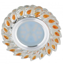 Светильник встраиваемый Fametto Luciole DLS-L128 GU5.3 Chrome/Gold