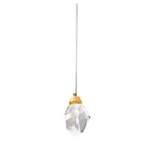 Светильник подвесной Delight Collection Crystal rock II 9701P/1 brass