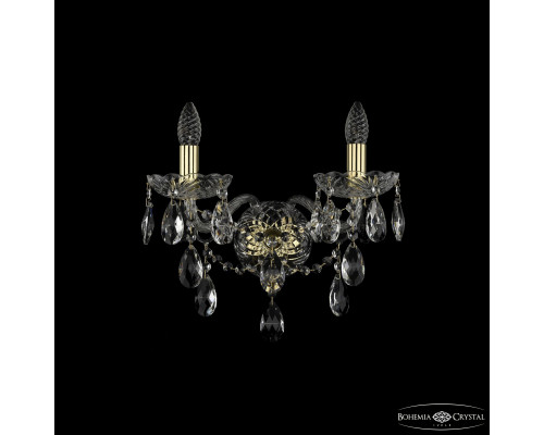 Основное фото Настенный светильник Bohemia Ivele Crystal 1415B/2/165/XL G: Купить в Интернет магазин освещения GCSVET.RU