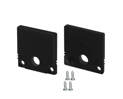 Основное фото Заглушка Arlight SL-SLIM20-H20 BLACK с отверстием  047637: Купить в Интернет магазин освещения GCSVET.RU