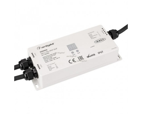 Основное фото Диммер Arlight INTELLIGENT Arlight DALI-104-IP67-SUF 026496: Купить в Интернет магазин освещения GCSVET.RU