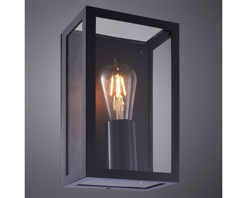 Дополнительное фото Светильник настенный для улицы Arte Lamp Belfast A4569AL-1BK: Купить в Интернет магазин освещения GCSVET.RU