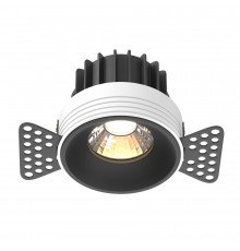 Светильник встраиваемый Maytoni Technical Downlight Round DL058-12W3K-TRS-B