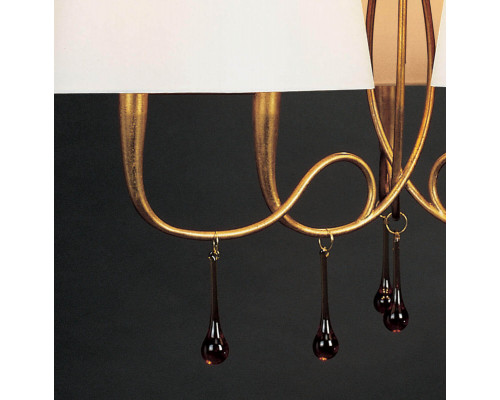 Дополнительное фото Люстра подвесная Mantra Paola Painted Gold 3540: Купить в Интернет магазин освещения GCSVET.RU
