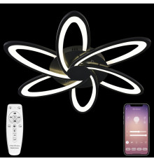Люстра потолочная Natali Kovaltseva HIGH-TECH LED LAMPS 82008 BLACK