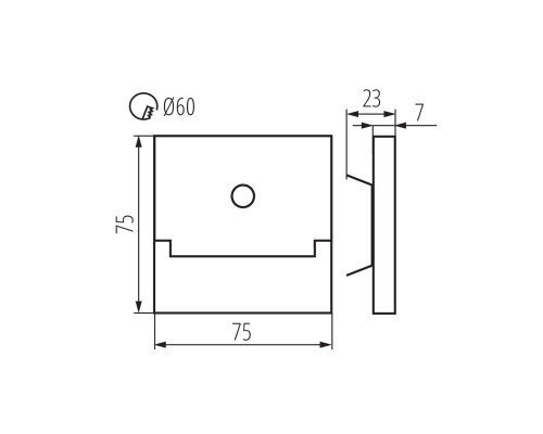 Дополнительное фото Светильник для подсветки лестниц Kanlux Sabik 27374: Купить в Интернет магазин освещения GCSVET.RU