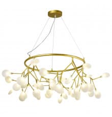 Люстра подвесная Natali Kovaltseva GRACE 75128/8C GOLD SATIN