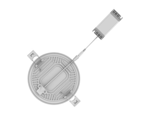 Дополнительное фото Светильник встраиваемый LED Gauss Frameless круг 967511224: Купить в Интернет магазин освещения GCSVET.RU