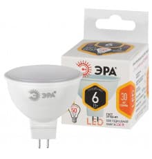 Светодиодная лампочка Эра LED MR16-6W-827-GU5.3 Б0020542