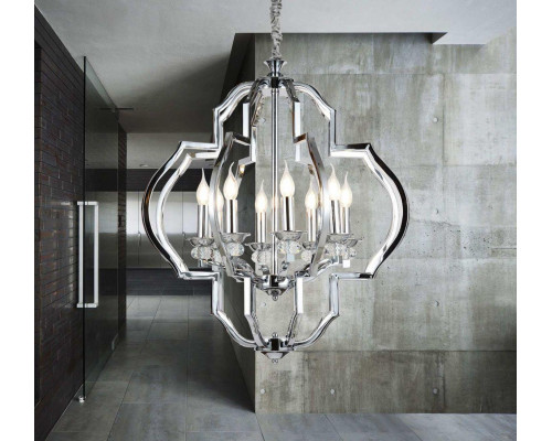 Дополнительное фото Подвесная люстра Lumina Deco Cesaro LDP 17078-8 CHR: Купить в Интернет магазин освещения GCSVET.RU