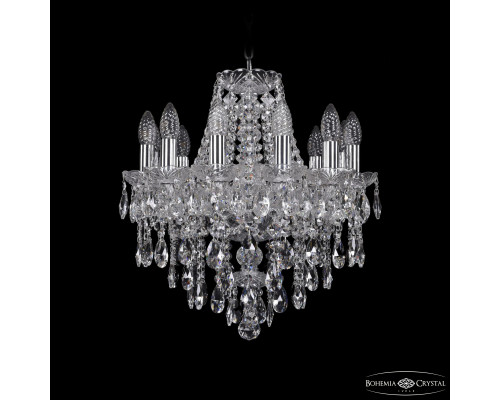 Основное фото Люстра подвесная Bohemia Ivele Crystal 1415/12/141 Ni: Купить в Интернет магазин освещения GCSVET.RU