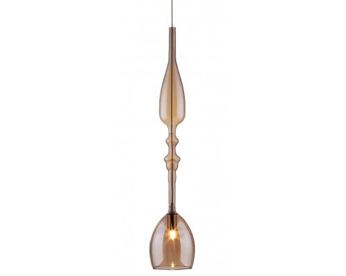 Дополнительное фото Светильник подвесной Crystal Lux Lux New SP1 C Amber: Купить в Интернет магазин освещения GCSVET.RU