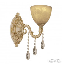 Настенный светильник Bohemia Ivele Crystal AL7901B10/1/175 B WMG P1 U Rose