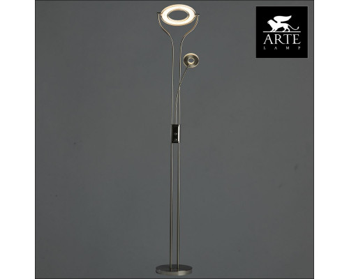 Дополнительное фото Напольный светильник Arte Lamp Duetto Led A5904PN-2SS: Купить в Интернет магазин освещения GCSVET.RU